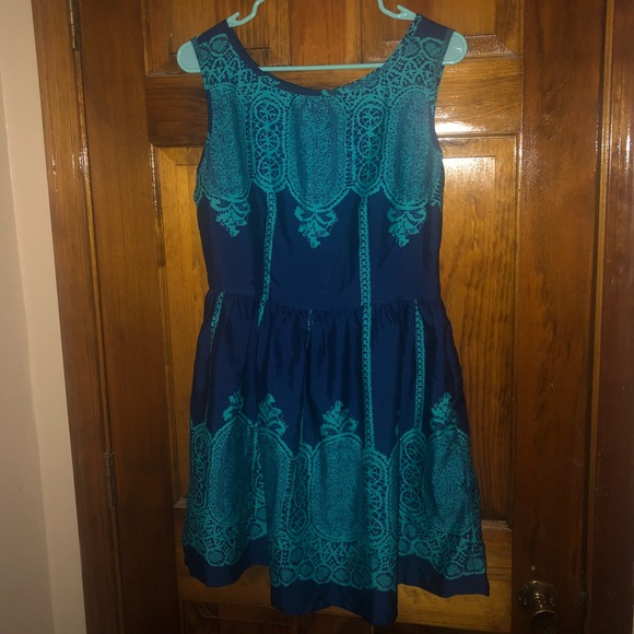 kohls royal blue dress